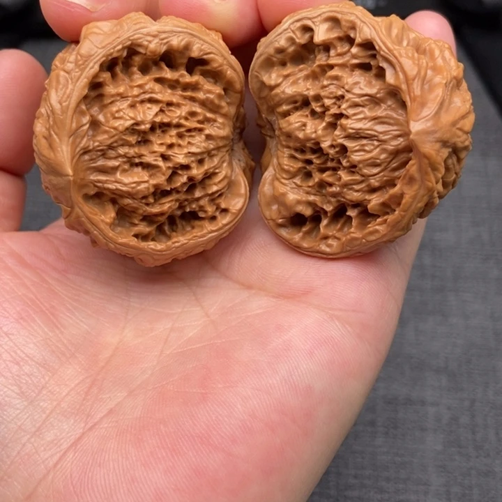 文玩核桃把件蛇头45
