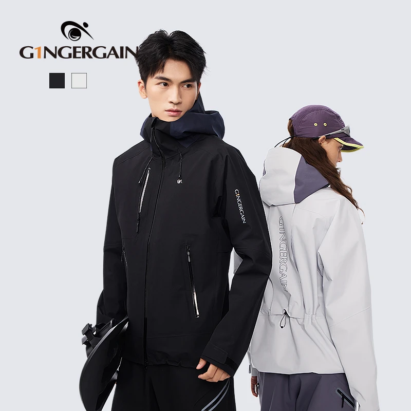 G1男女同款硬壳全压胶强防水三防面料机能冲锋衣G135200500111