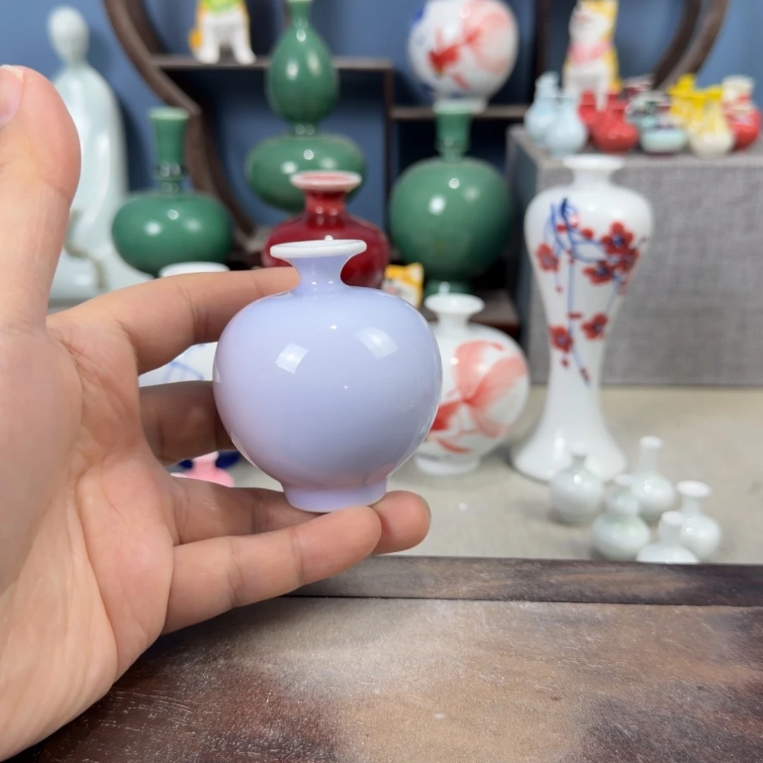 陶瓷手工小花器摆件