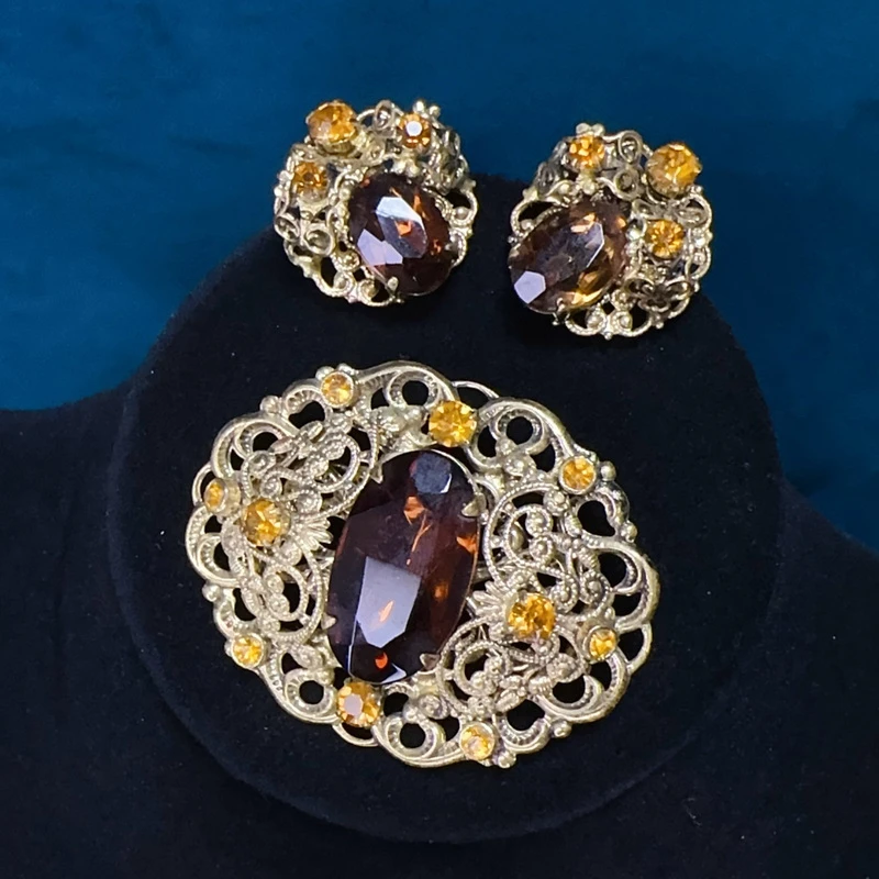 合金胸针 捷克古典掐丝胸针套装1-8【20240326QT3-045】