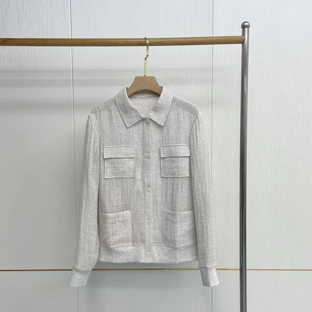 【维维专属】色织麻外套YS2501309