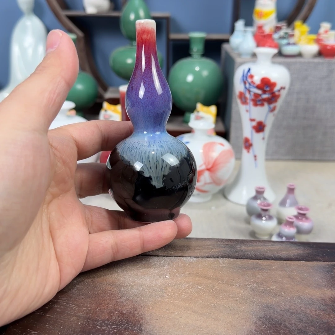 陶瓷手工小花器摆件