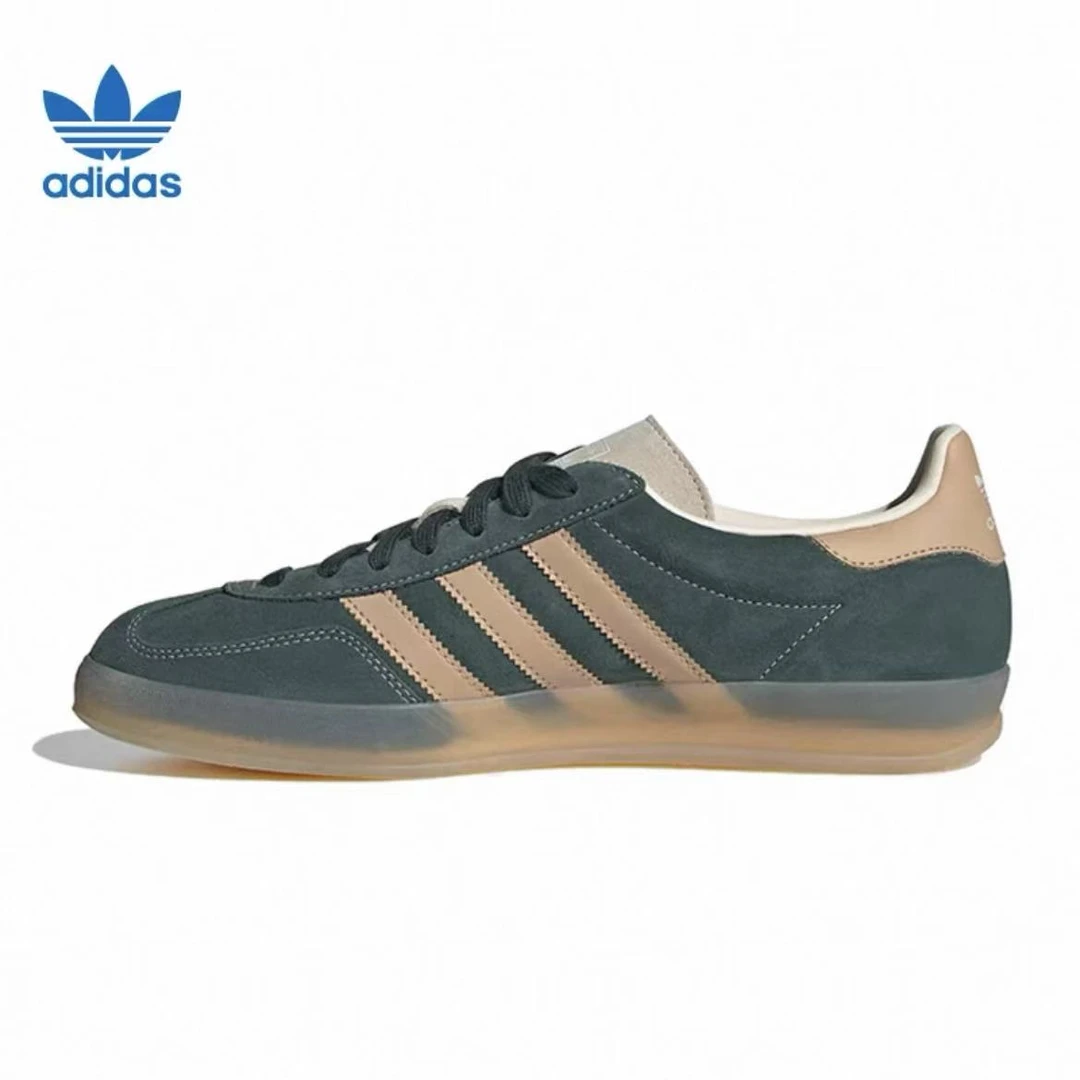 adidas/阿迪达斯三叶草男女同款GAZELLEINDOOR百搭低帮板鞋JH5402