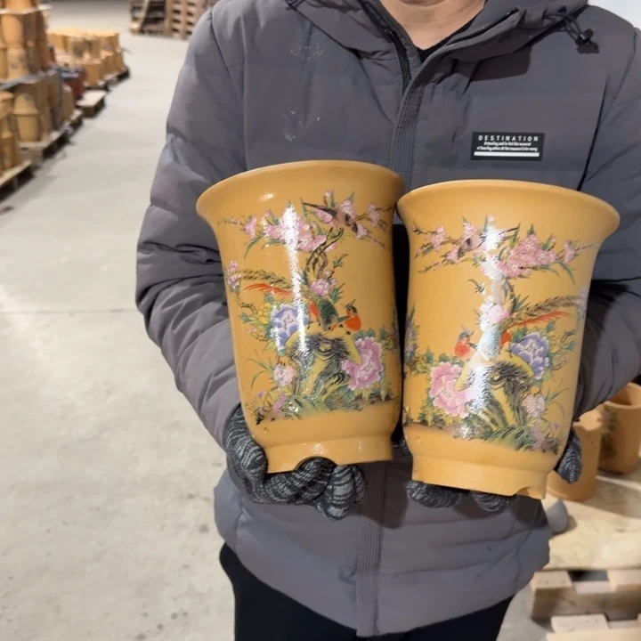 紫砂花盆破损补发