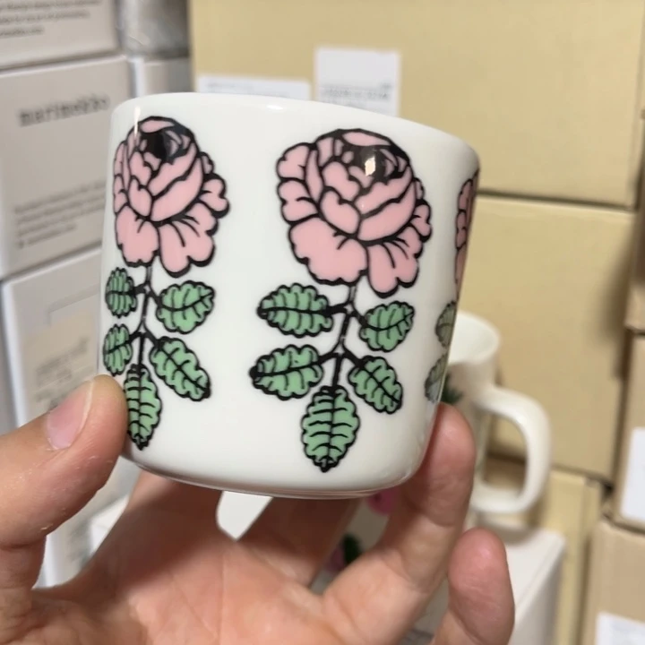 marimekko粉玫瑰200ml手握