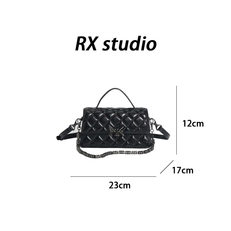 【南沙瑞熙】FES-6013-黑色 RAIN.CUN轻奢小众时尚女士包