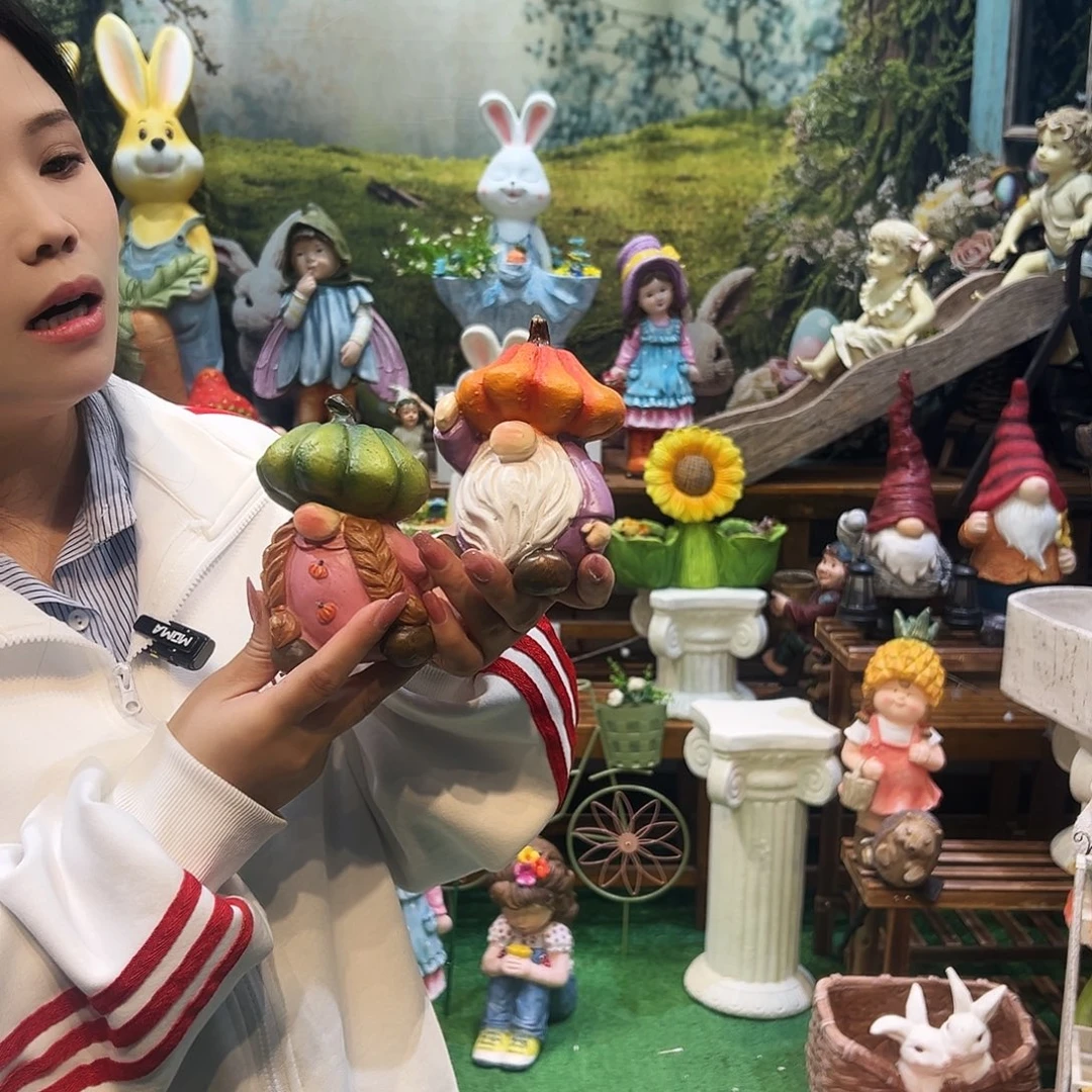 花园摆件红红火火