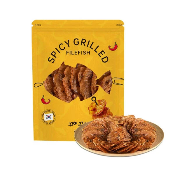 Gguyi 香辣味烤鱼肉片熟制动物性水产制品 250g