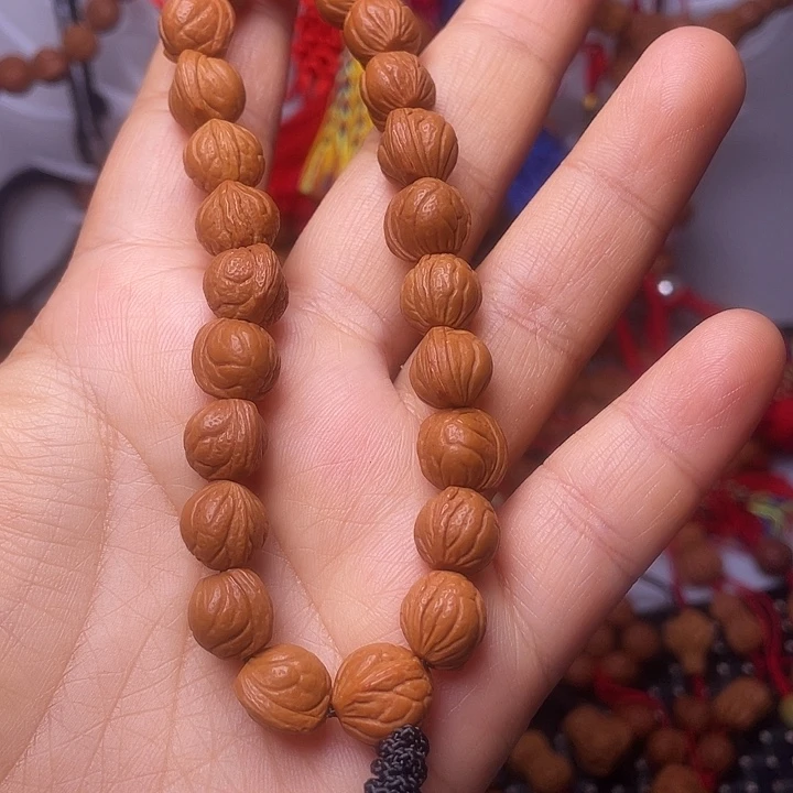 桃核吊坠龙纹桃枭