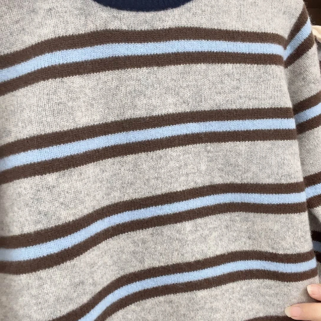 儿童条纹蓝色170新款