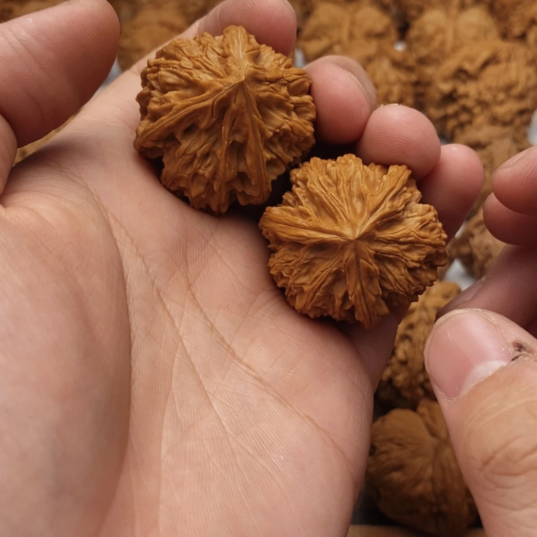 文玩核桃把件文山三