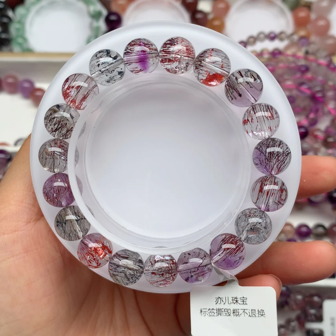 水晶手链未镶嵌骨干超七10