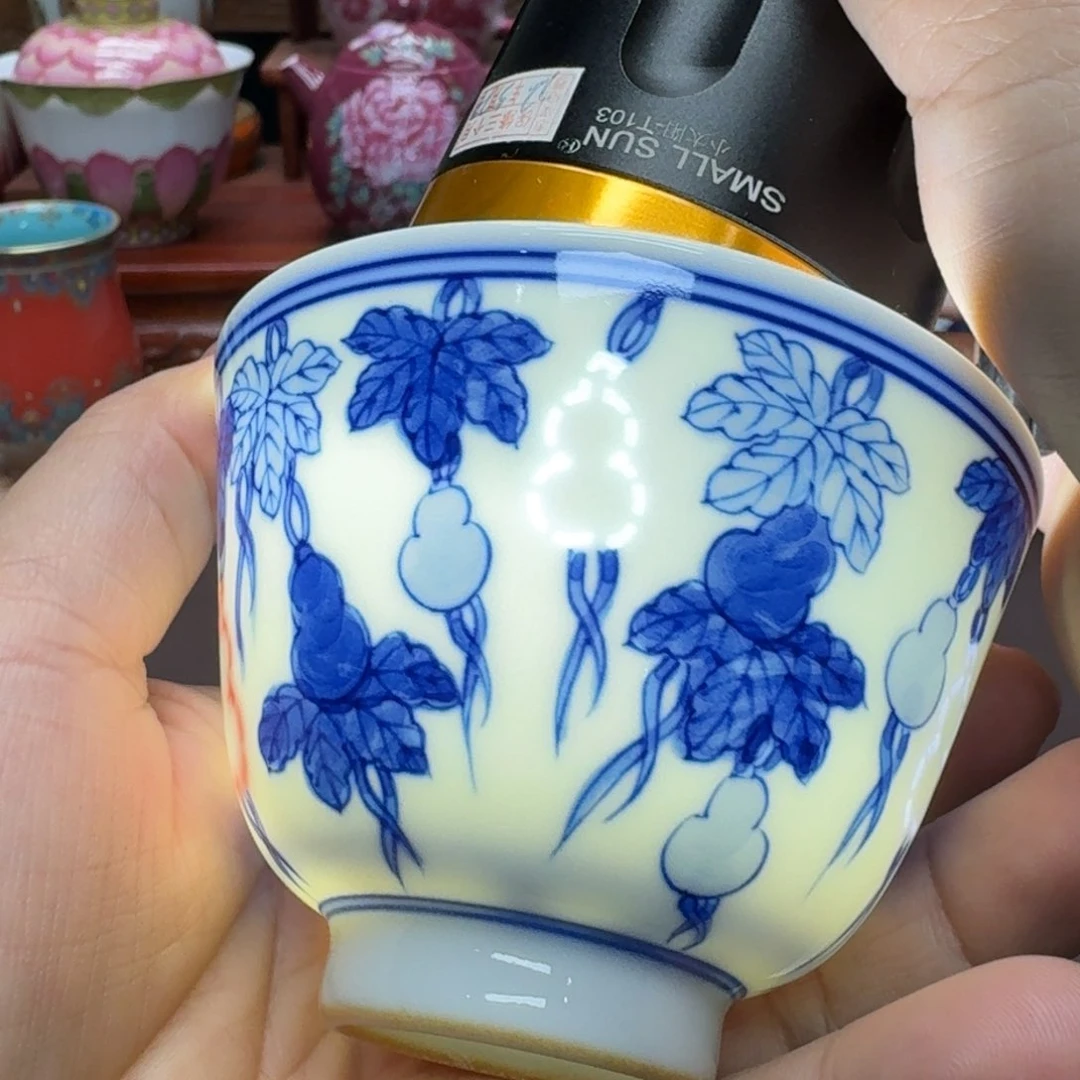 瓷片景德镇仿古手工制作精品展示