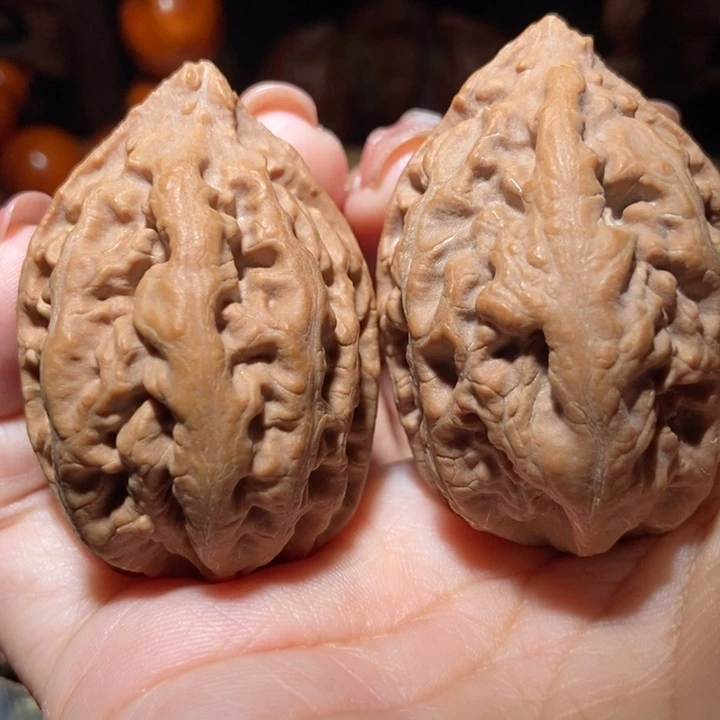 把件文玩核桃东北楸子小雪34