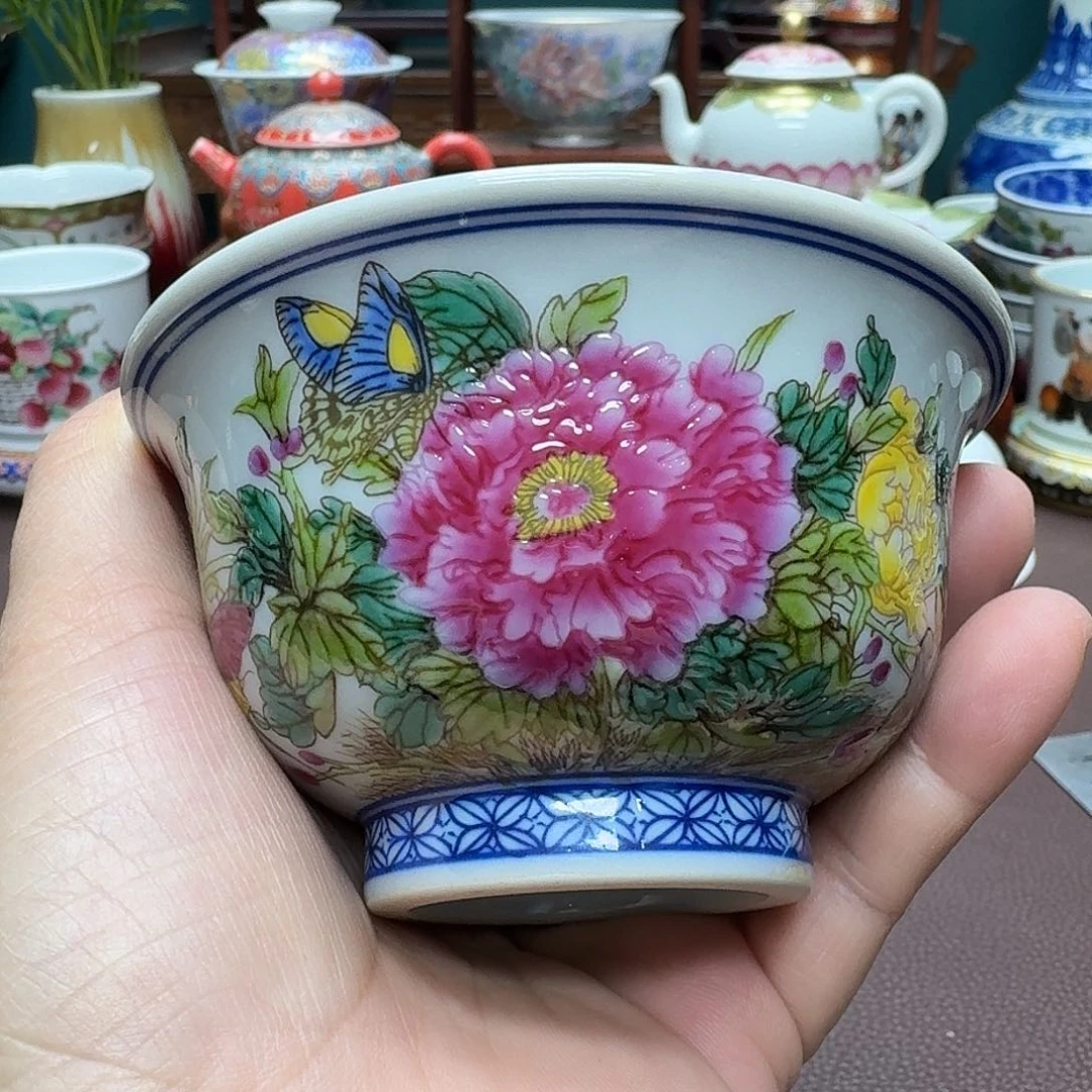 瓷片景德镇仿古手工制作精品展示