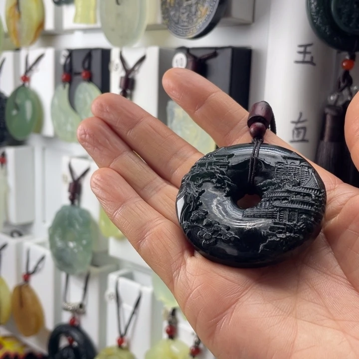 蛇纹石玉合金颈饰余****s