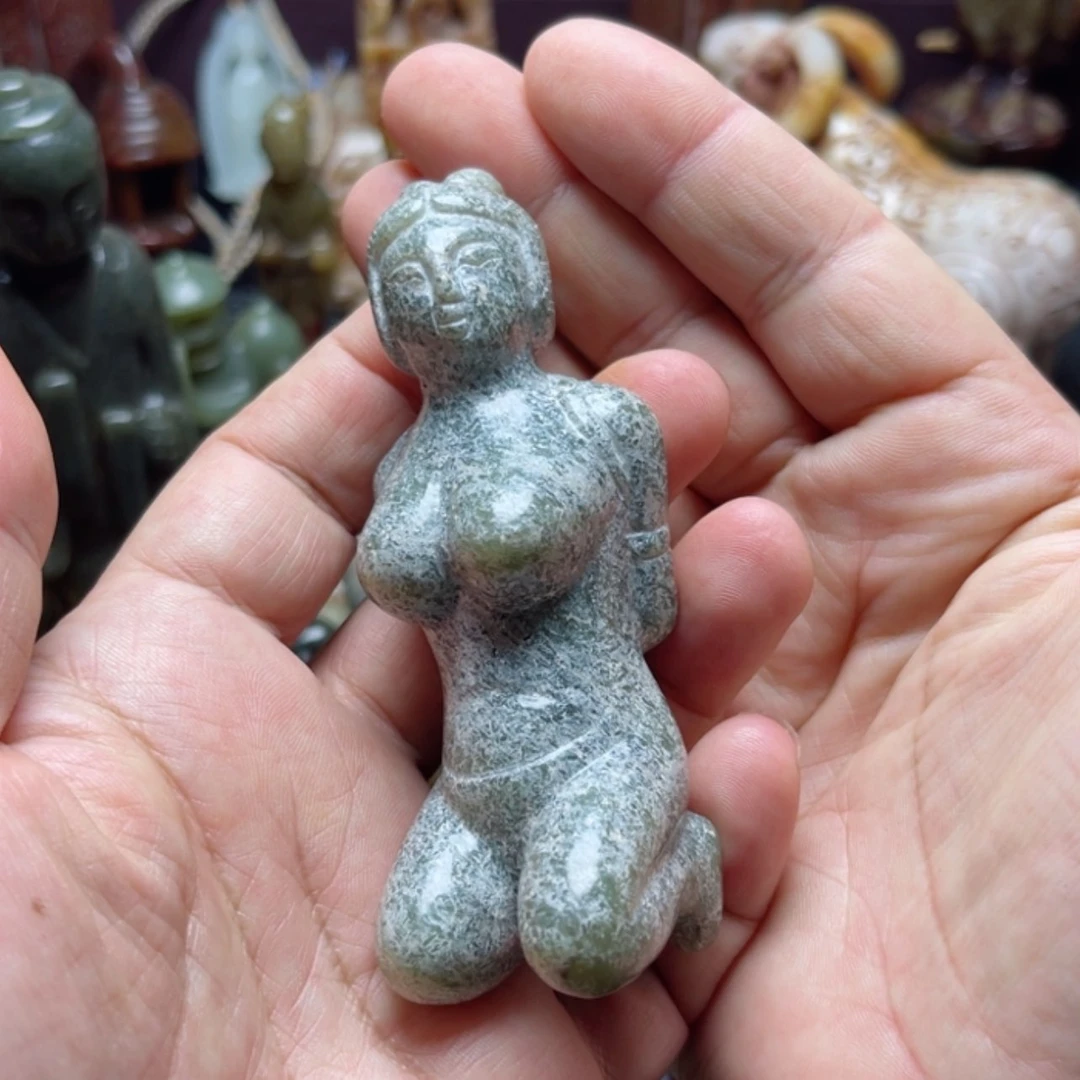 【闪购商品】和田玉挂件未镶嵌那*海