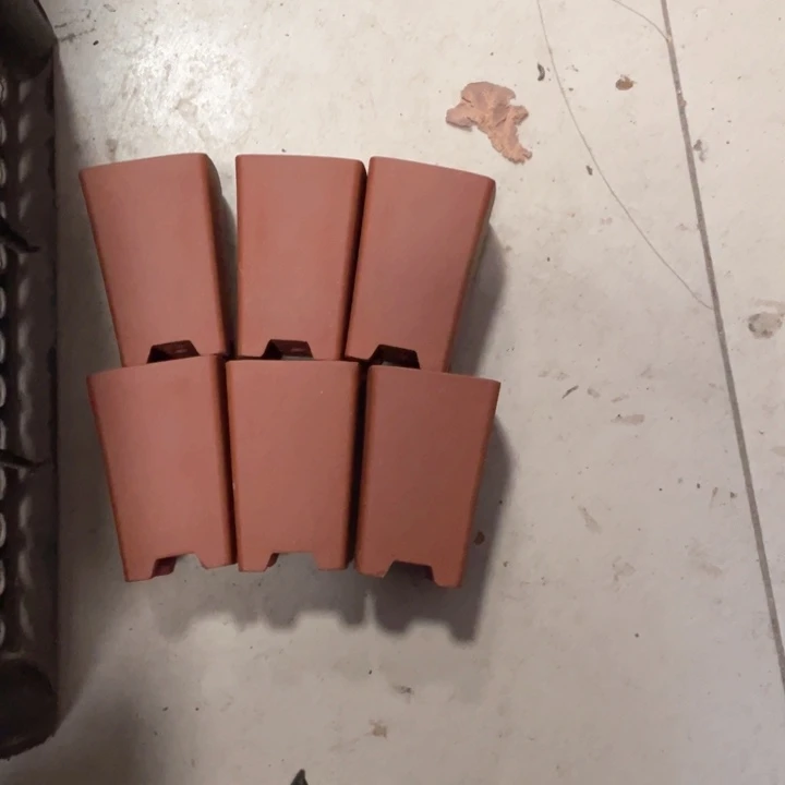 紫砂花盆紫砂花盆口5高8