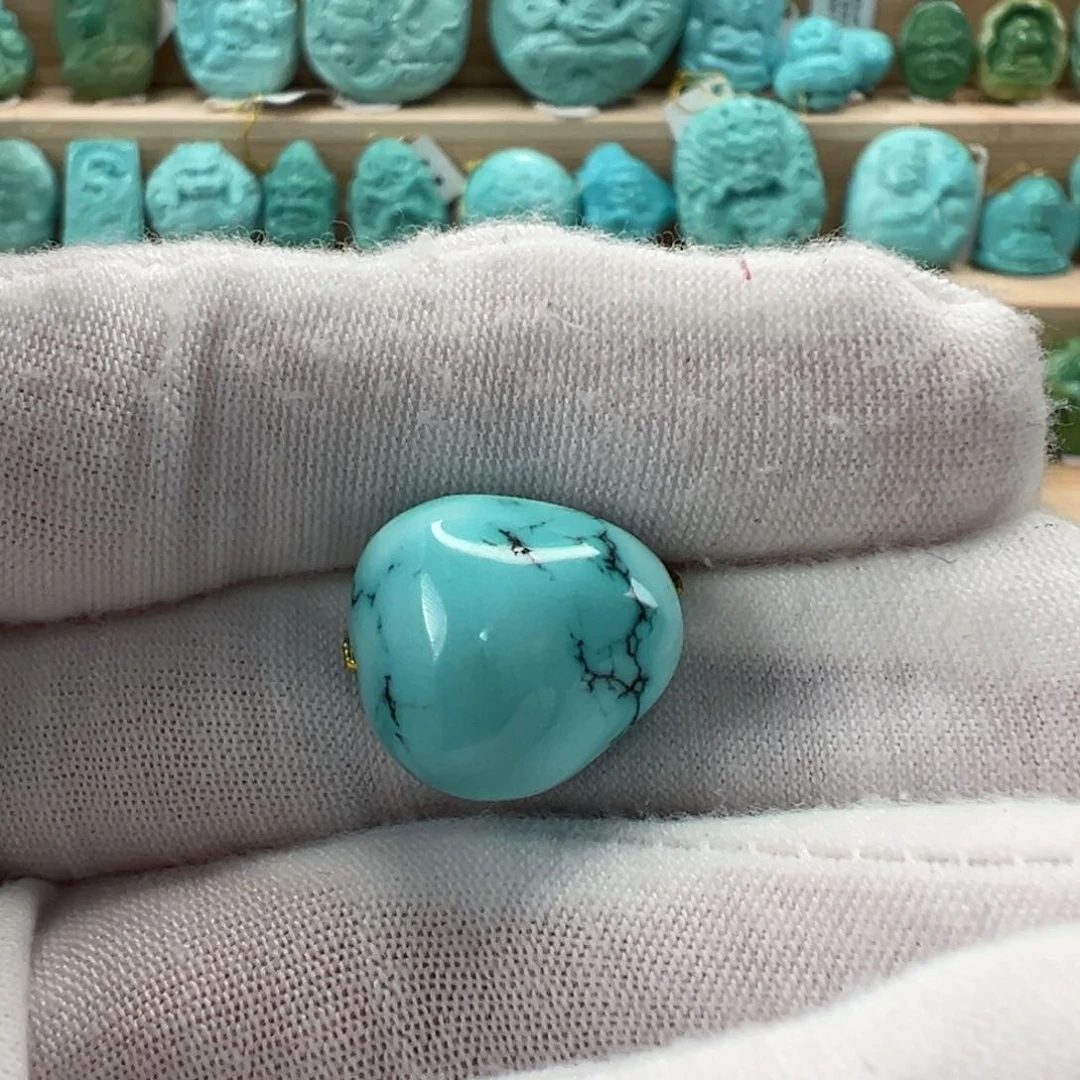 未镶嵌绿松石随形15mm