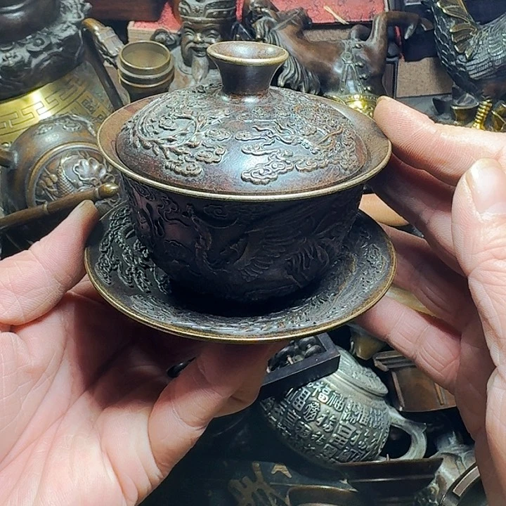 铜器摆件收收藏藏