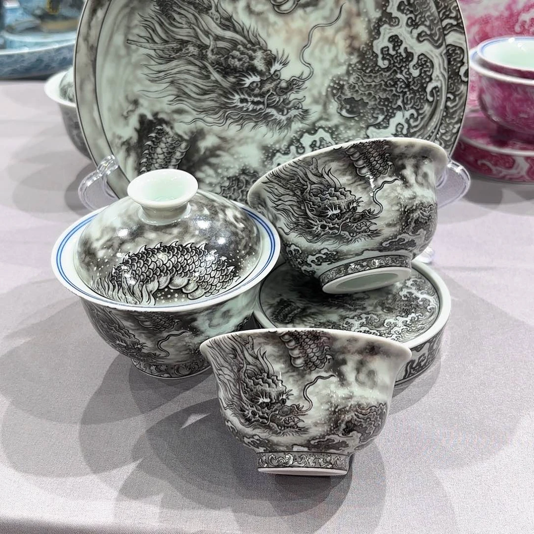 瓷片景德镇瓷器精品展示