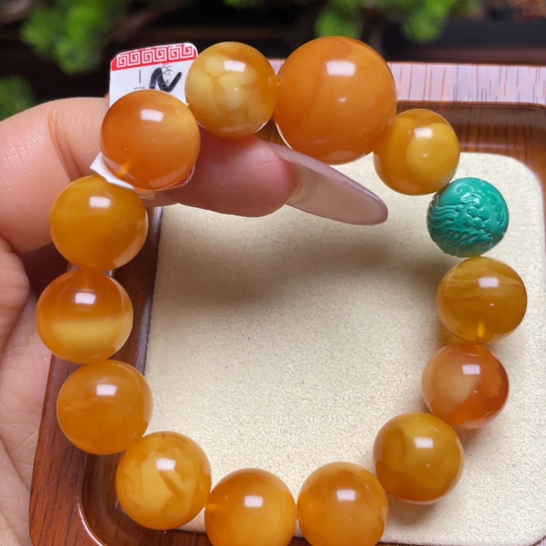 蜜蜡手链未镶嵌手串