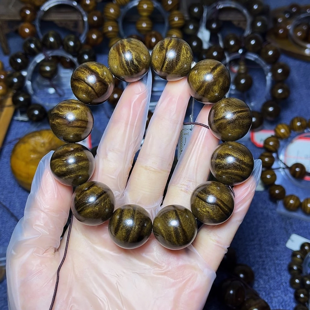 手串/手链楠木（金丝楠）2.0阴沉闪电果香