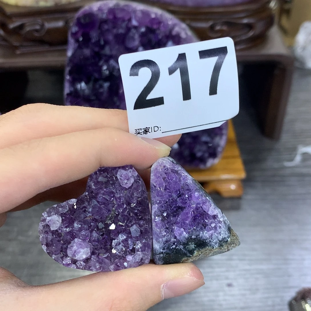 紫晶珠宝半成品未镶嵌217