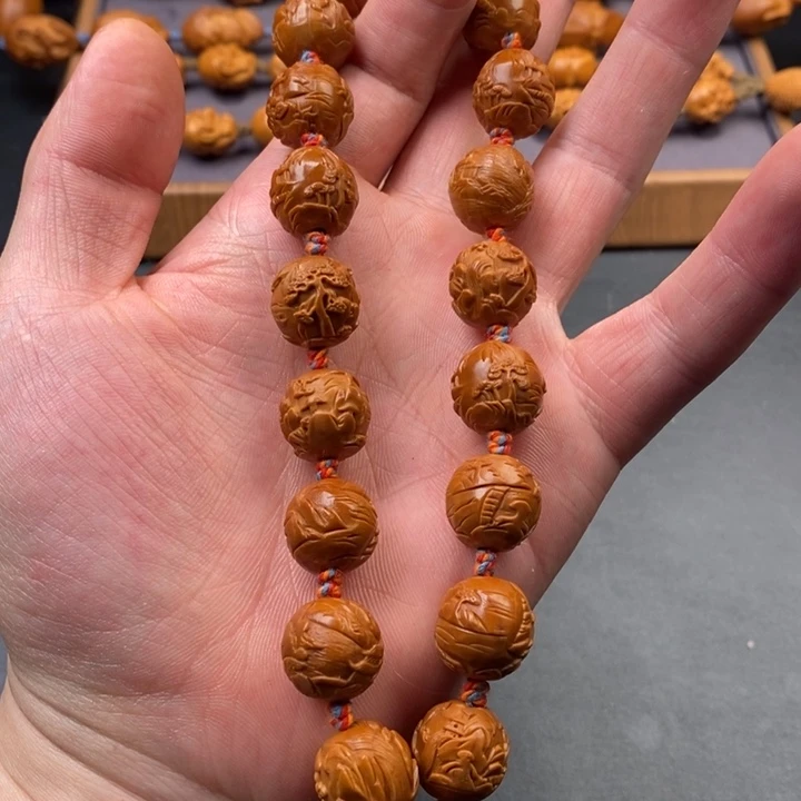 橄榄核手串/手链园林光珠