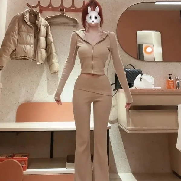 SweetKiki 巨显身材的两件套套装!!弹力超大上身超舒服显瘦