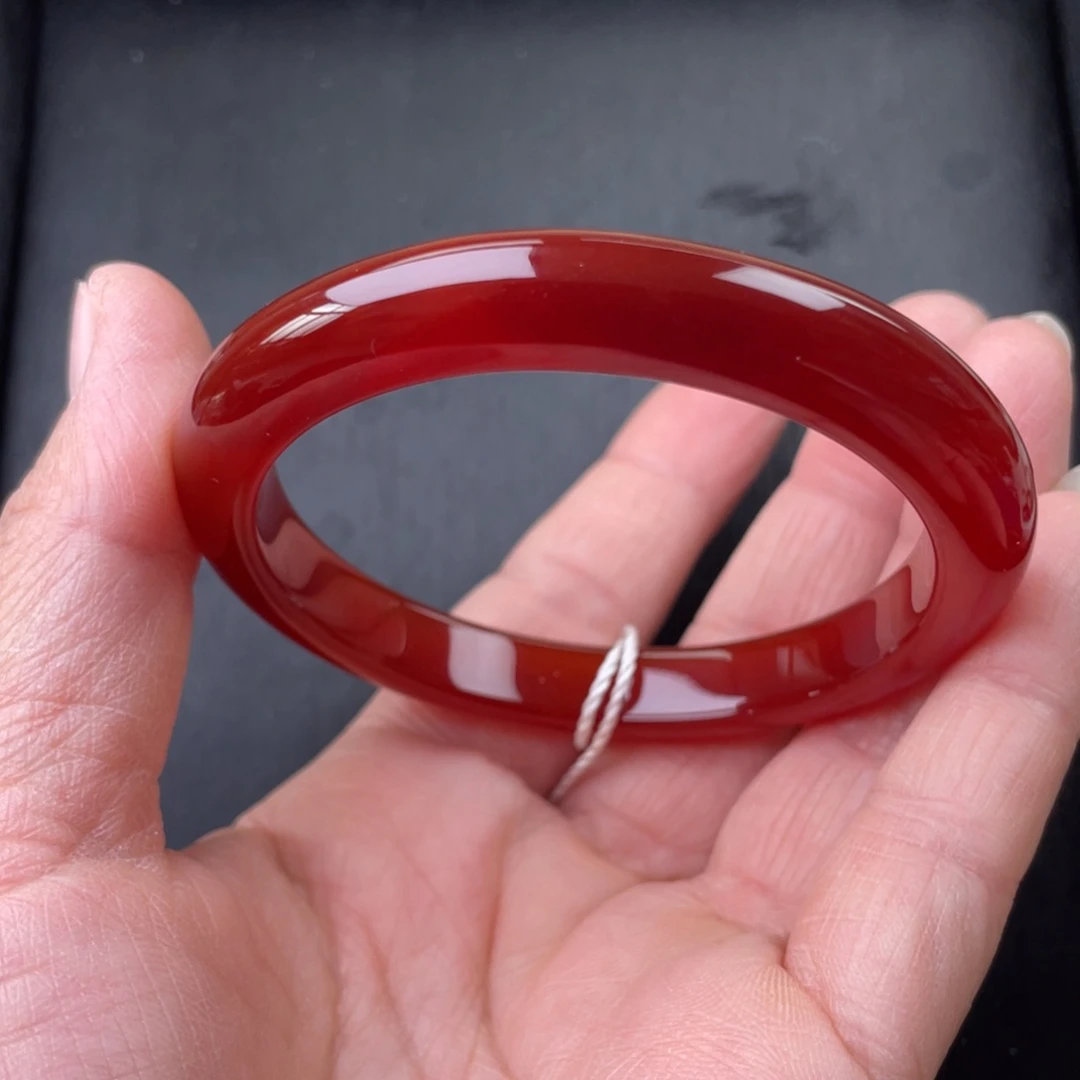 玛瑙/玉髓手镯未镶嵌56圈口