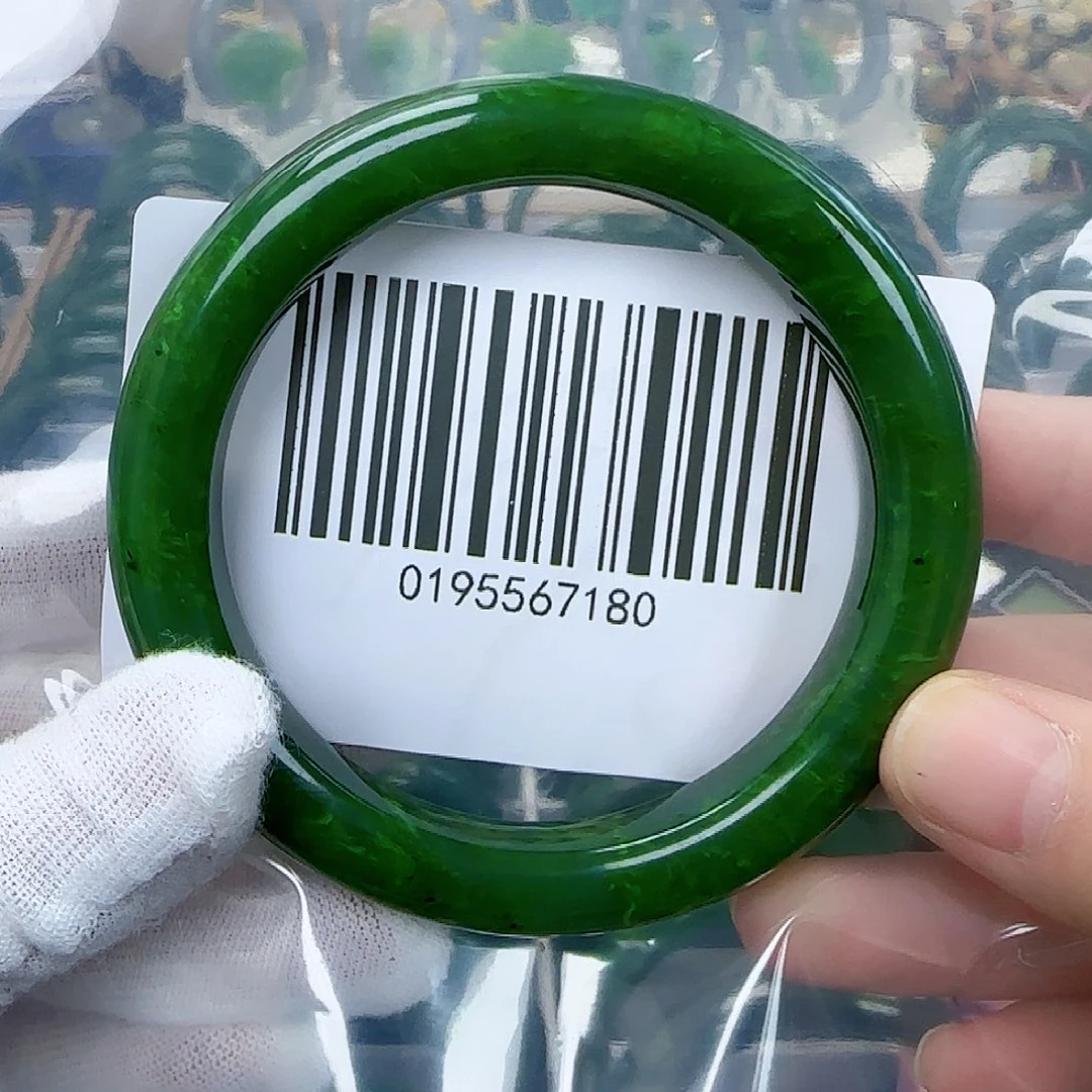 和田玉（碧玉）手镯未镶嵌5859