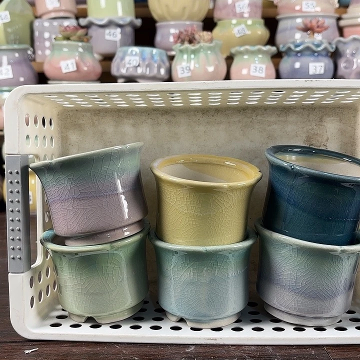 红陶量货/口高深浅搭配发6