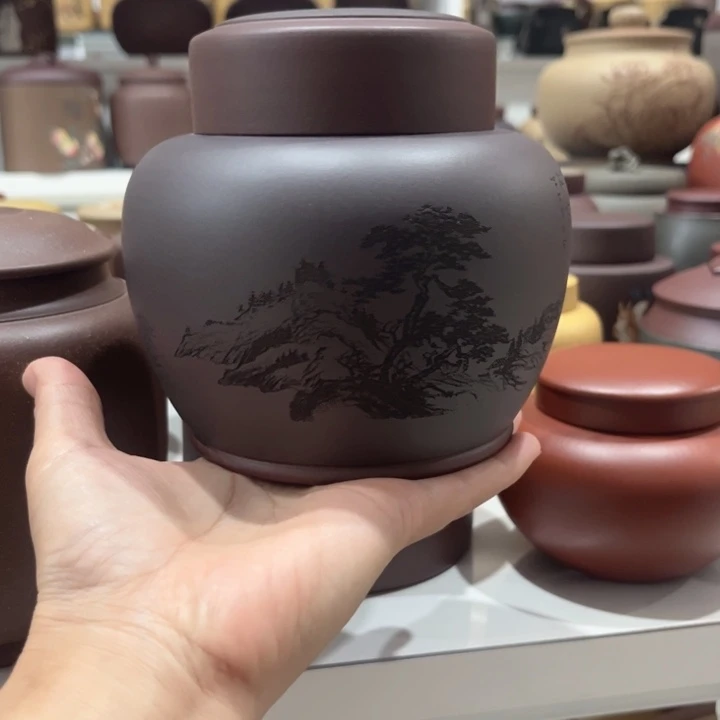紫砂茶叶罐紫砂茶叶罐