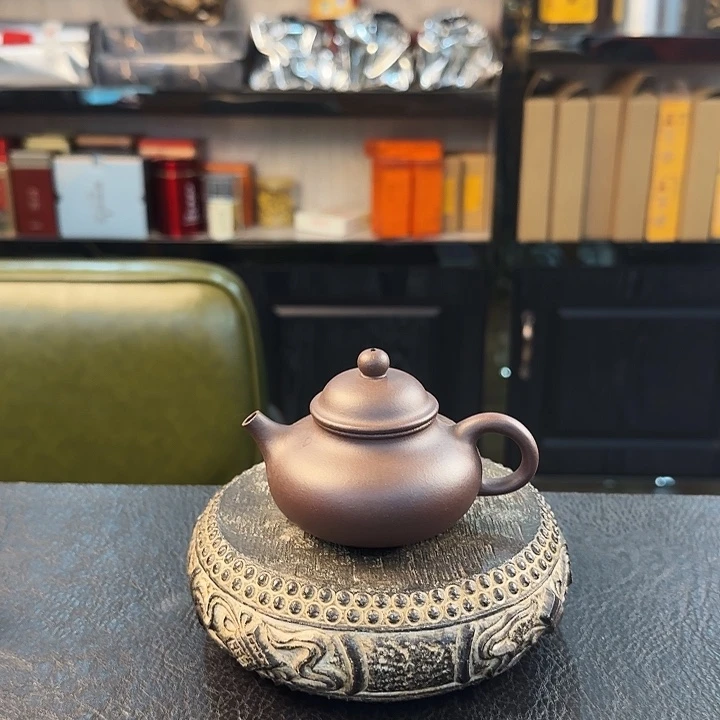紫砂茶壶木*@老紫泥容天 容量96cc功夫茶必备
