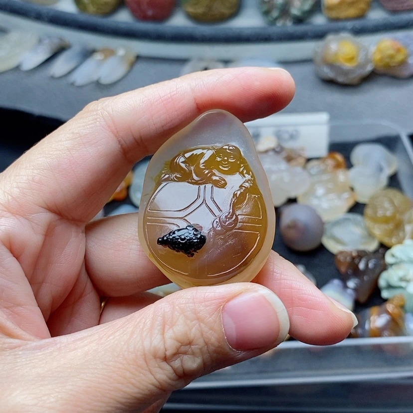 【闪购商品】定制玛瑙吊坠未镶嵌