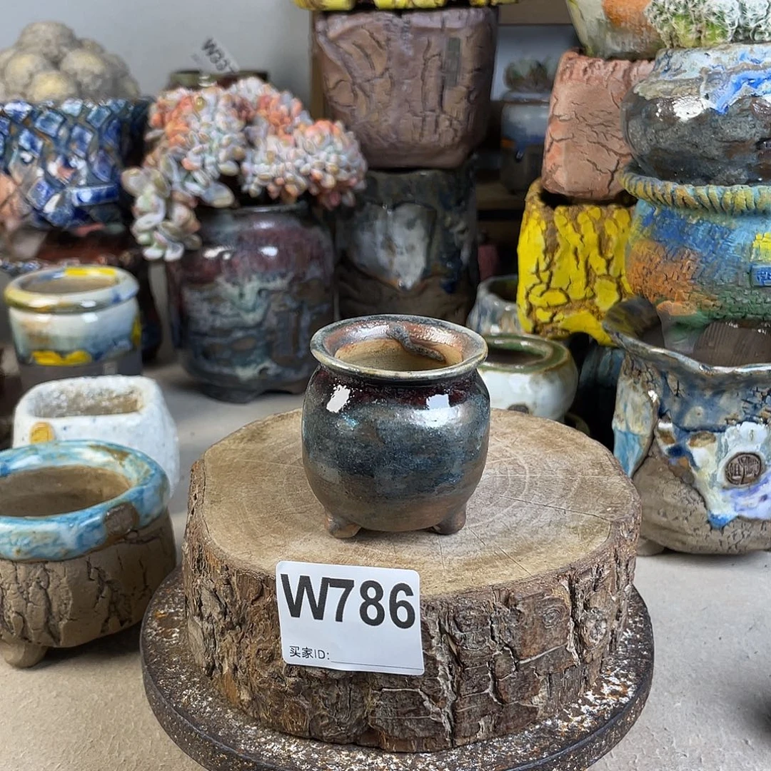 开播福利 陶瓷花盆 默认微次