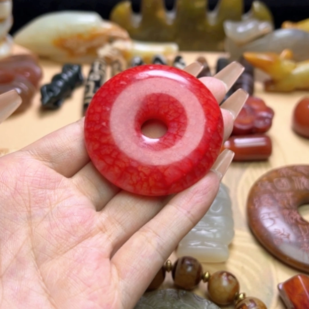 【闪购商品】蛇纹石玉未镶嵌颈饰