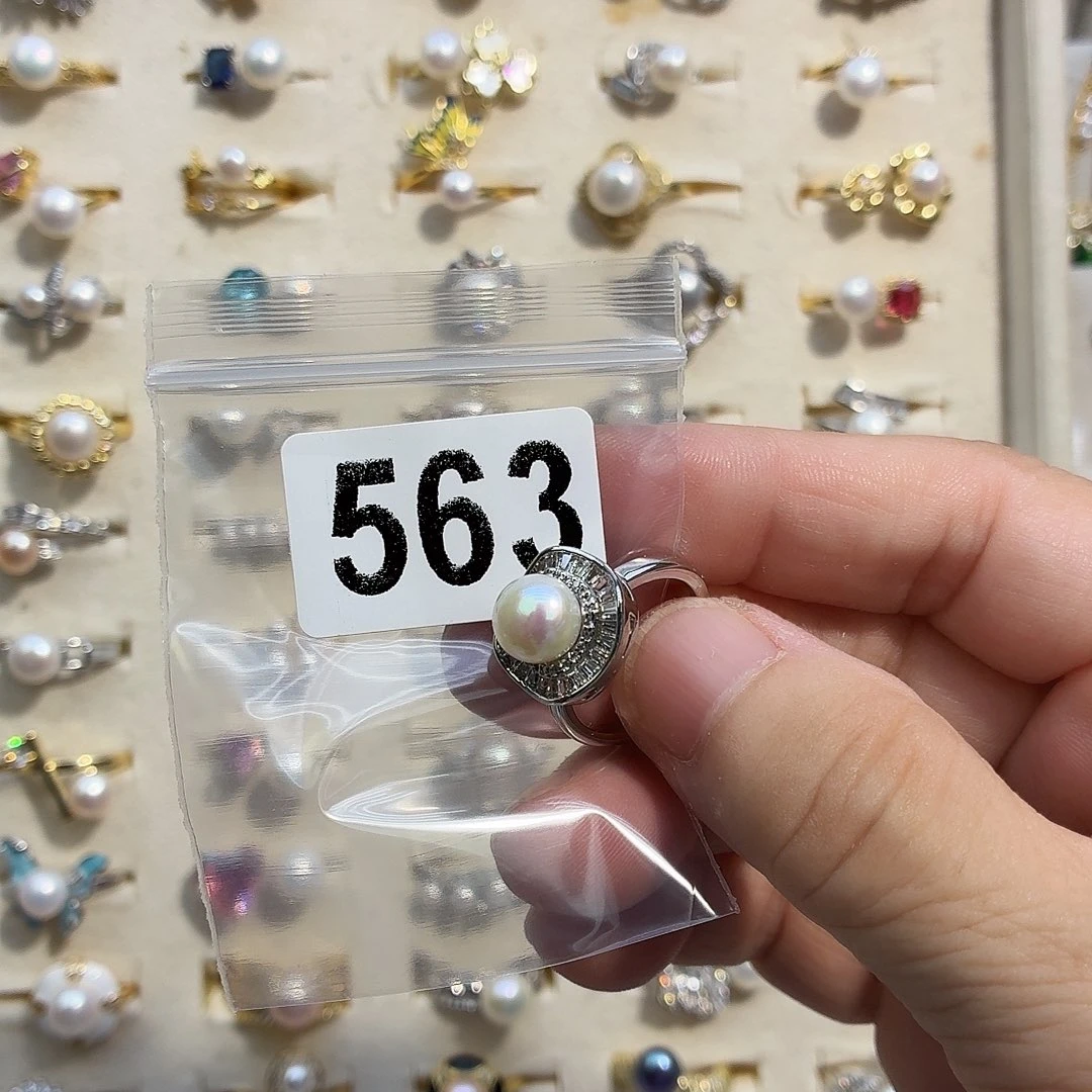 ****华合金淡水珍珠耳饰