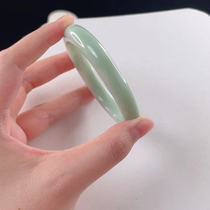 蓝田玉（蛇纹石化大理石玉）手镯未镶嵌初*