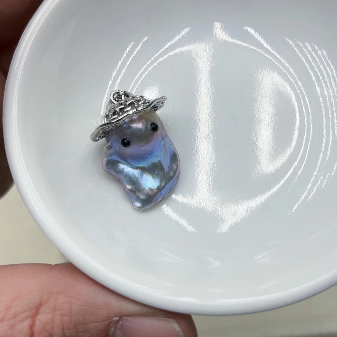 淡水珍珠吊坠(不含链)未镶嵌王**吖20