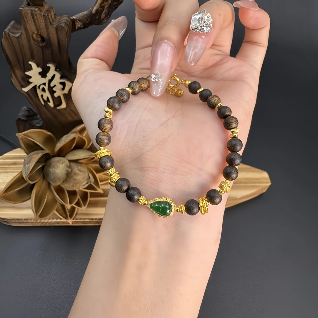 沉香手作沉香手链diy设计款J906【多样性发一】