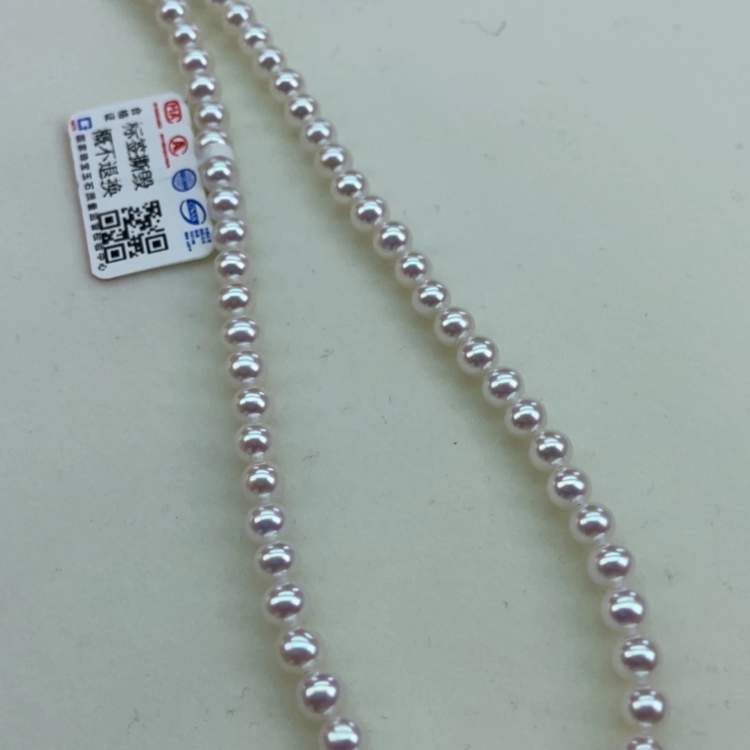 淡水珍珠4.5/5小灯泡亮瞎眼毕业银S925镶嵌