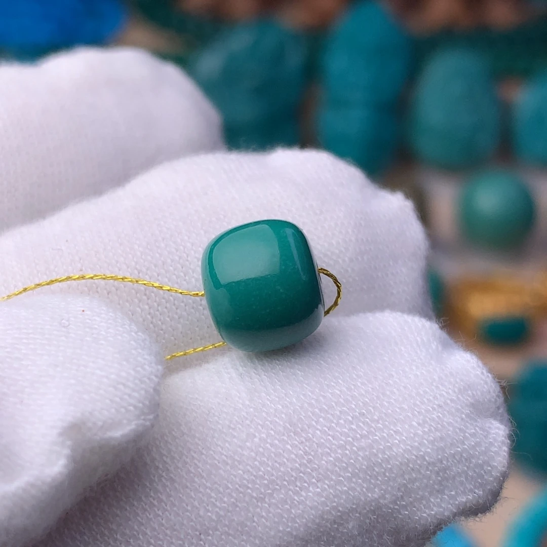 未镶嵌绿松石珠宝奇石9.5mm
