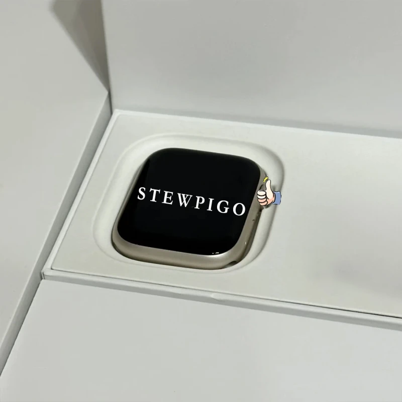 STEWPIGO Watch智能手表灵动岛信息电话提醒运动多功能智能手表