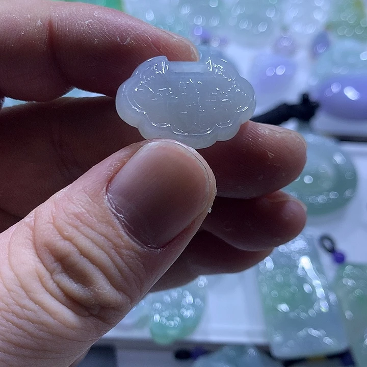 翡翠未镶嵌项链天然翡翠A货吊坠