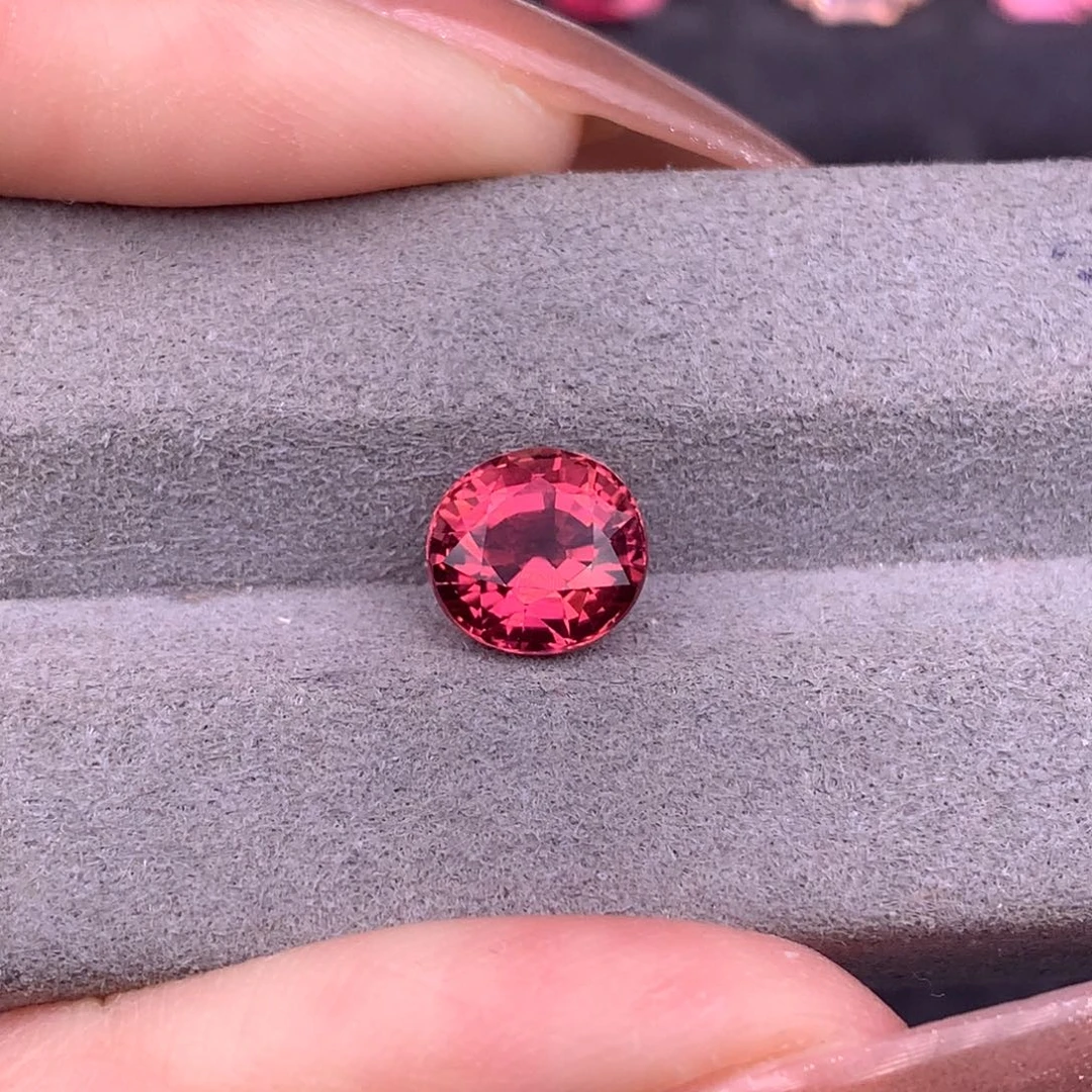 碧玺珠宝半成品未镶嵌2.55ct阿富汗碧玺全净无暇