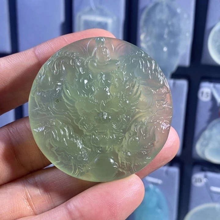 未镶嵌岫玉吊坠吊坠