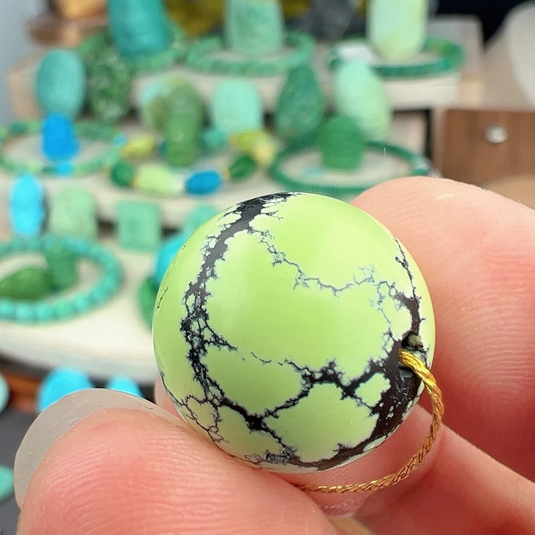 绿松石未镶嵌主播万珍