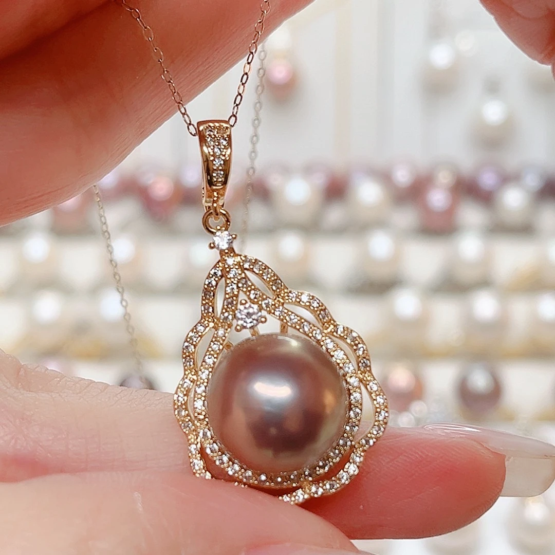 淡水珍珠合金吊坠(赠链)